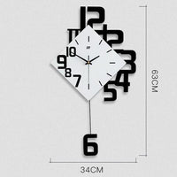 Digital Clock Fashion Wall Clock