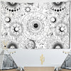 Nordic Sun Moon Mandala Starry Tapestry