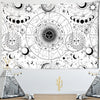 Nordic Sun Moon Mandala Starry Tapestry